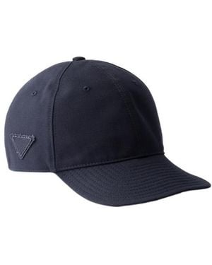 Prada Technical Fabric Baseball Cap - Blue