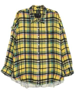 R13 Plaid Shirt - Yellow