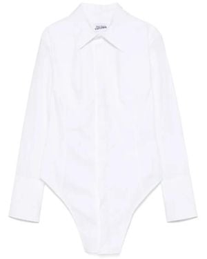 Jean Paul Gaultier The Bodysuit Shirt - White