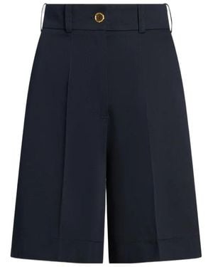 Patou Tailored Bermuda Shorts - Blue