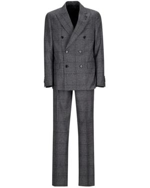 Lardini Long-Sleeved Suit Two-Piece - Grey