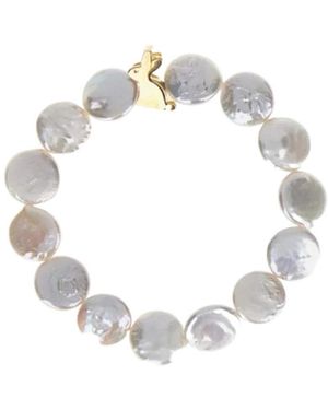 Aliita Rabbit Pearl Bracelet - Metallic