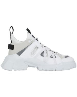McQ High-Top Mesh Trainers - White