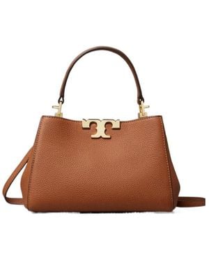 Tory Burch Mini Eleanor Soft Satchel - Brown