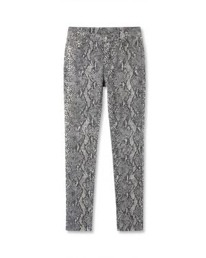 Sportmax Logo Details Casual Trousers - Grey