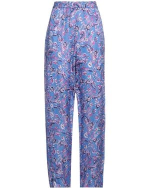 Isabel Marant Floraldesign Pants - Blue