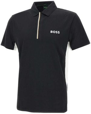 BOSS Boss Uv Protection Active Paddy Polo Shirt - Black