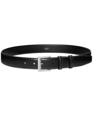 Celine Bc-28 Belt 30Mm - White