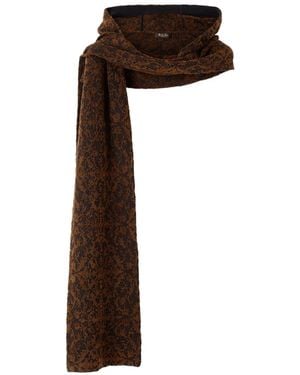 Loro Piana Gardenia Hooded Scarf - Multicolor