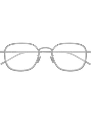 Bottega Veneta Eyewear Square Frame Glasses - White
