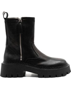 Vic Matié Platform Ankle Boots - Black