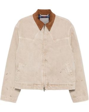 Balenciaga Workwear Denim Jacket - Natural