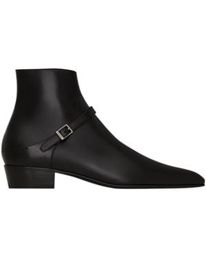 Saint Laurent Augustin Ankle Boots - Black