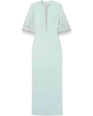 Jenny Packham Casual Slim-Fit Long Dress - Blue