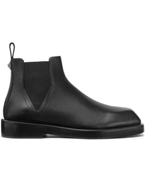 Versace Elasticated Side-Panel Boots - Black