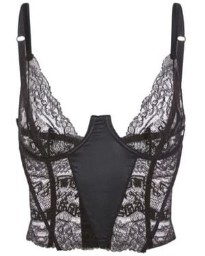 Versace Lace Bras - Black