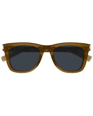 Saint Laurent Eyewear Square Frame Sunglasses - Multicolour