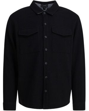 Vince Button Pocket Overshirt - Blue