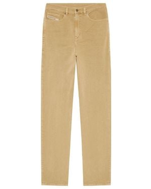 DIESEL Straight-Leg Cropped Jeans - Natural