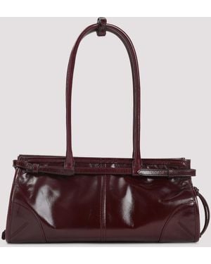 ハンドバッグ PRADA MEDIUM BURGUNDY LEATHER BONNIE HANDBAG Honey Prada Bonnie Medium Printed Leather Handbag | PRADA