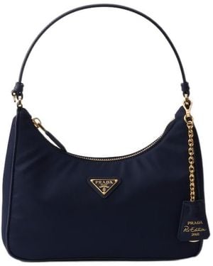 Prada Re-Edition 2005 Re-Nylon And Saffiano Mini Bag - Blue