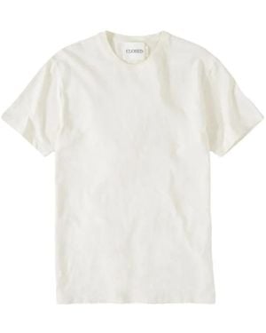 Closed Short-Sleeve Organic-Cotton T-Shirt - White