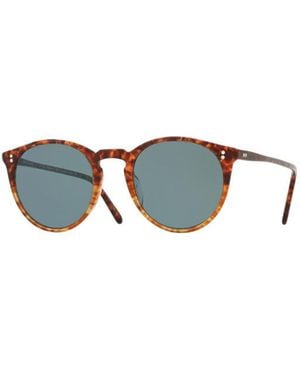 Oliver Peoples Round Sunglasses - Blue