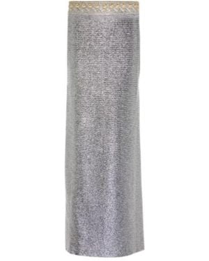 Rabanne Embellished Maxi Skirt - Grey