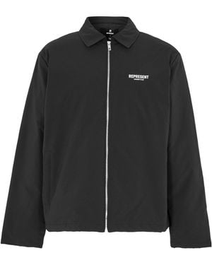 Represent Solid Color Casual Jacket - Black