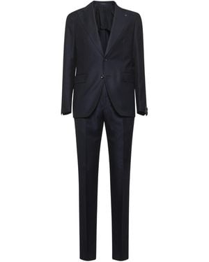 Tagliatore Single Breasted Two-Piece Tailored Suit - Black