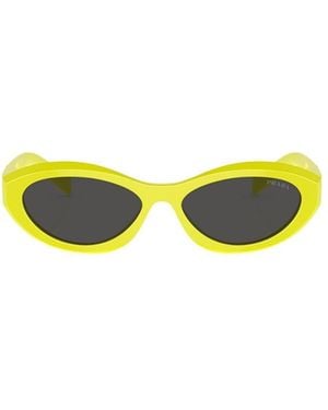 Prada Eyewear Cat-Eye Sunglasses - Yellow