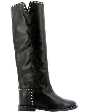 Via Roma 15 Malibu Boots - Black