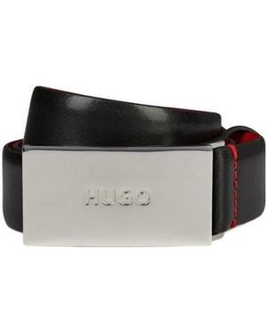 BOSS Logo Belt - Black