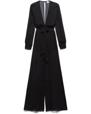 Aniye By Polka Dot Long Jumpsuit - Black