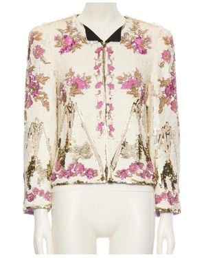 Valentino Long-Sleeve Jacket - White
