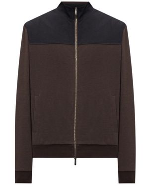 Peserico Two-Toned Zipped Jacket - Black
