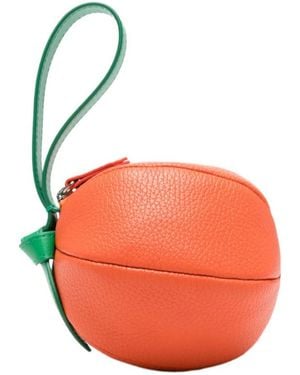 Hereu Zipper Clutch - Orange