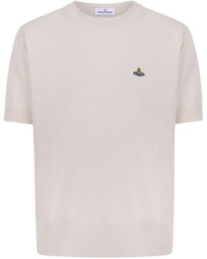 Vivienne Westwood Orb Embroidered Alex T-Shirt - White