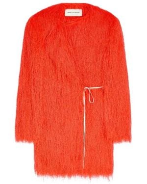 Dries Van Noten Fringed Jacket - Red