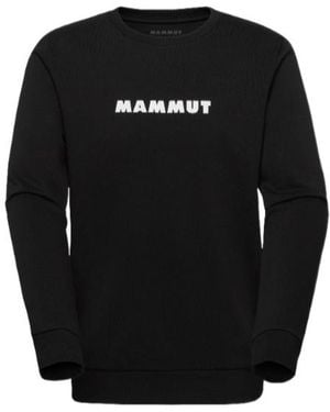 Mammut Core Ml Crew Neck Logo - Black