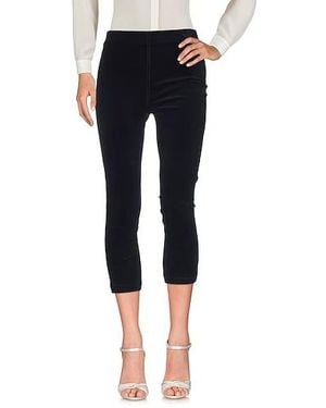 Tory Burch Velour Stretch Casual Pants - Blue