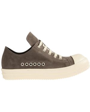 Rick Owens Low Lace-Up Trainers - Brown
