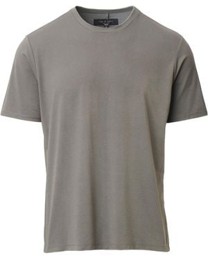 Rag & Bone Classic Tech Knit T-Shirt - Gray