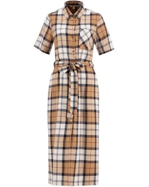 Barbour Fern Midi Dress - Metallic