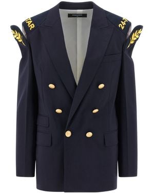 DSquared² X Bettter Double-Breasted Blazer - Blue