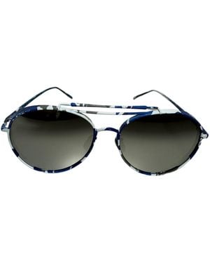Gentle Monster Aviator Sunglasses - White