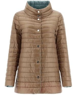 Herno Padded Quilted Jacket - Brown