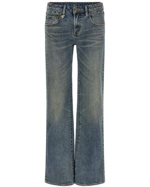 R13 Jeans With Belt Loops - Blue