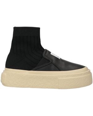 MM6 by Maison Margiela Thick-Soled Casual Shoes - Black