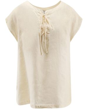 Aspesi Tie-Up Detail T-Shirt - White
